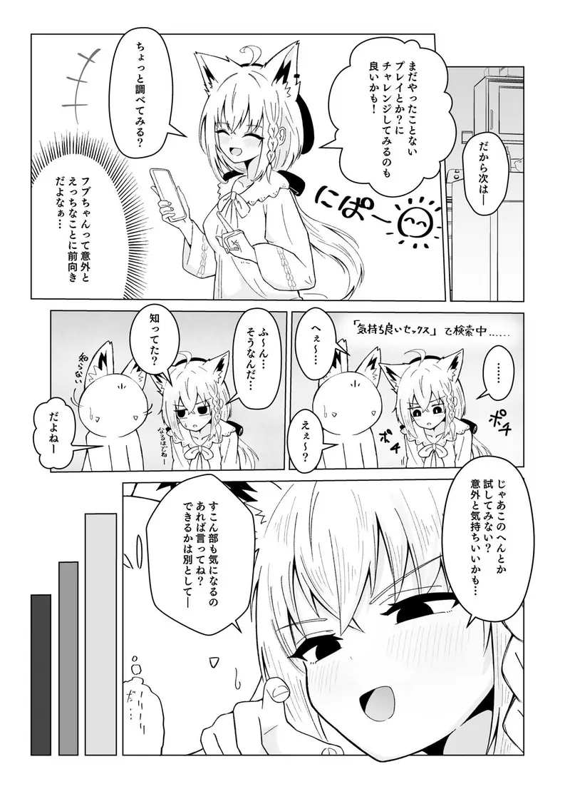 フブちゃんと気持ちいいトコ探す本 サンプル画像 6枚目