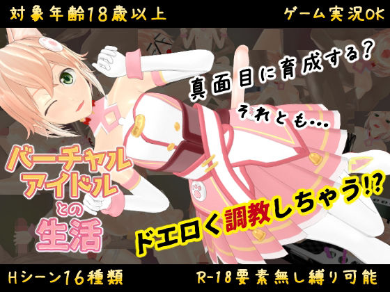バーチャルアイドルとの生活〜自称人権無し少女を好き放題できることになった〜 [アトリエすえ][d_237572][パッケージ画像]
